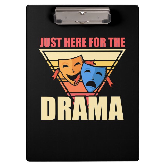 Pranchetas Ator Aqui Para O Drama (Frente)