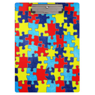 Pranchetas Autismo Quebra-cabeça de consciência por Shirley T