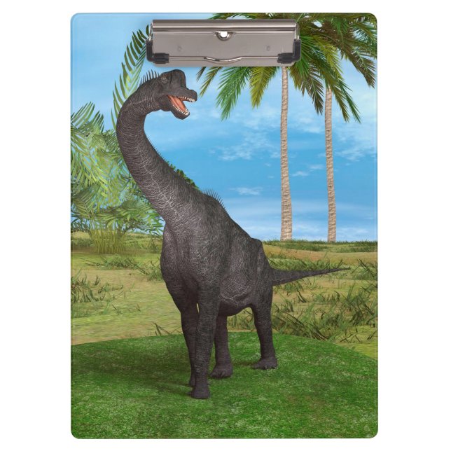 Pranchetas Aventura do Dinossauro de Pescoço Longo na Selva (Frente)