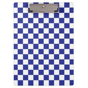 Pranchetas Azul e branco verificados