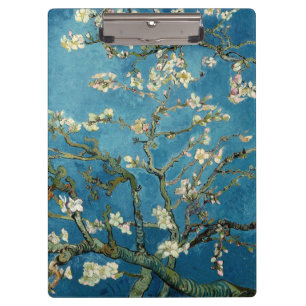 Pranchetas Azul floral do vintage das flores da amêndoa de