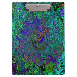 Pranchetas Azul Marmoreado e Abstrato Aquamarino