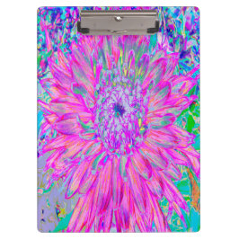 Pranchetas Azul rosa legal e Artsy Roxo Dahlia Bloom