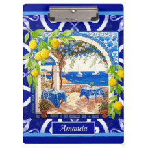 Azulejos de citrinos majolica do Mediterrâneo sici