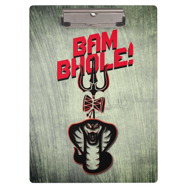PRANCHETAS "BAM BHOLE" LORD SHIVA E TRISHUL (Frente)