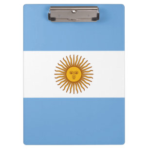 Pranchetas Bandeira argentina patriótica