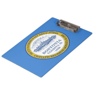 Pranchetas Bandeira da Cidade de Boston (Massachusetts)