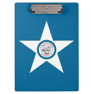 Pranchetas Bandeira da cidade de Houston, Texas Clipboard