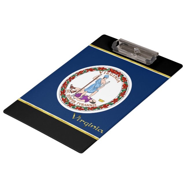 Pranchetas bandeira da Virgínia (Inclinado)