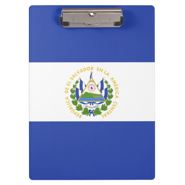 Pranchetas Bandeira de El Salvador (Frente)
