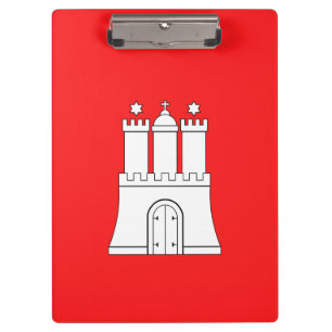 Pranchetas Bandeira de Hamburgo Clipboard