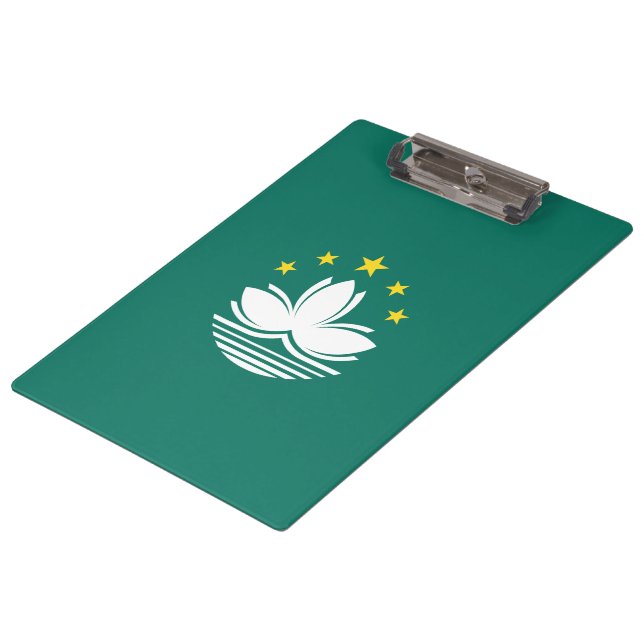Pranchetas Bandeira de Macau (região chinesa) (Inclinado)