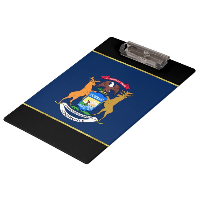 Pranchetas bandeira de Michigan (Inclinado)