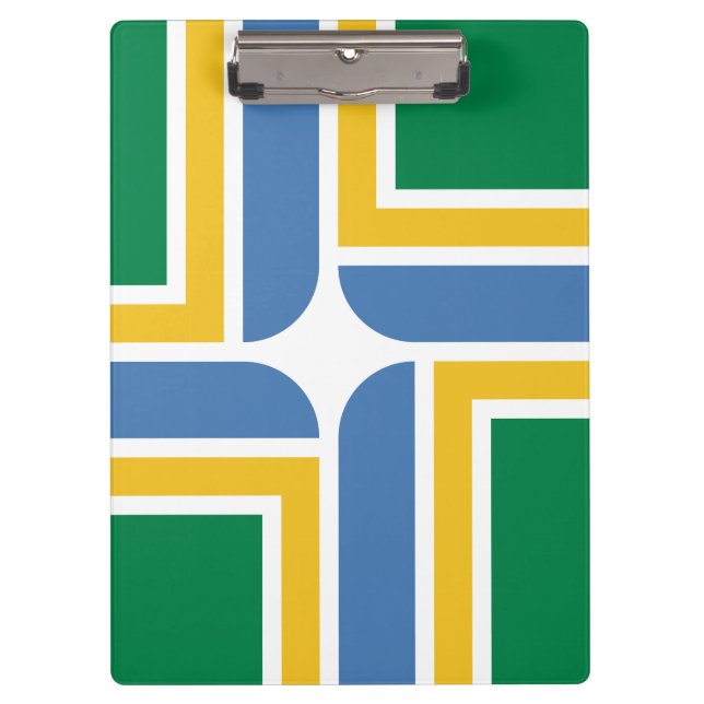 Pranchetas Bandeira de Portland, Oregon Clipboard (Frente)