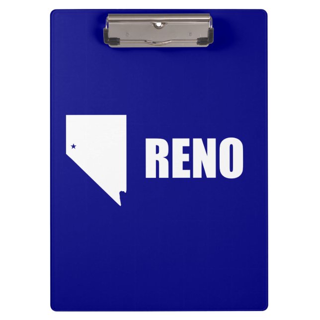 Pranchetas Bandeira de Reno, Área de Transferência de Nevada (Frente)