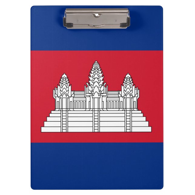 Pranchetas Bandeira do Camboja (Frente)