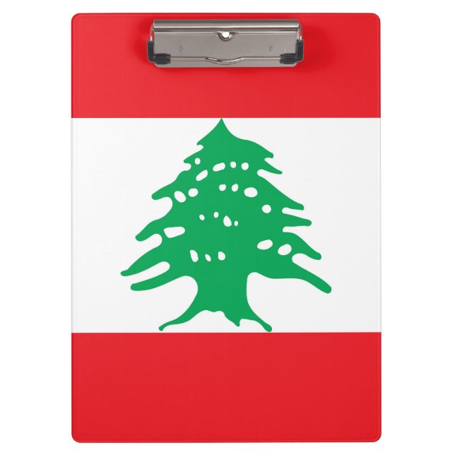 Pranchetas Bandeira do Líbano (Frente)