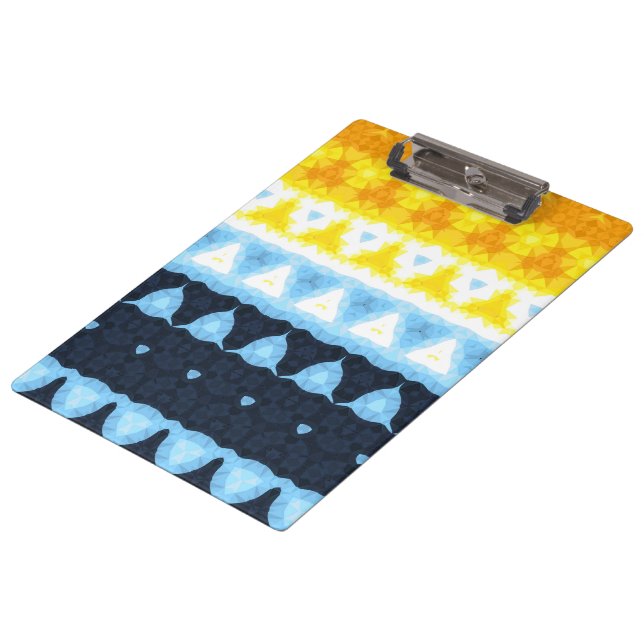 Pranchetas Bandeira do Orgulho Boho Groovy Geométrico Abstrat (Inclinado)