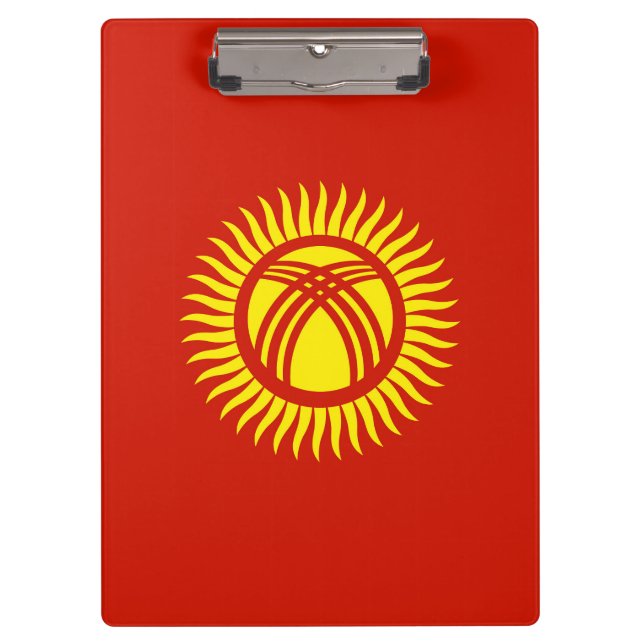 Pranchetas Bandeira do Quirguistão (Frente)