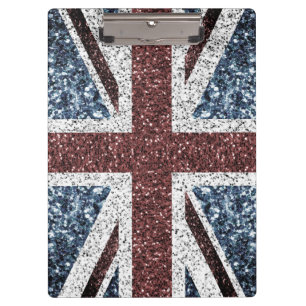 Pranchetas Bandeira do Reino Unido Vintage russo brilha