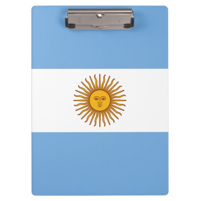 Pranchetas Bandeira Patriótica Argentina (Frente)