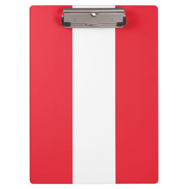 Pranchetas Bandeira Patriótica da Áustria (Frente)