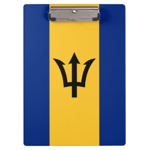 Pranchetas Bandeira Patriótica de Barbados