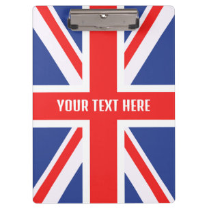 Pranchetas Bandeira personalizada do Reino Unido