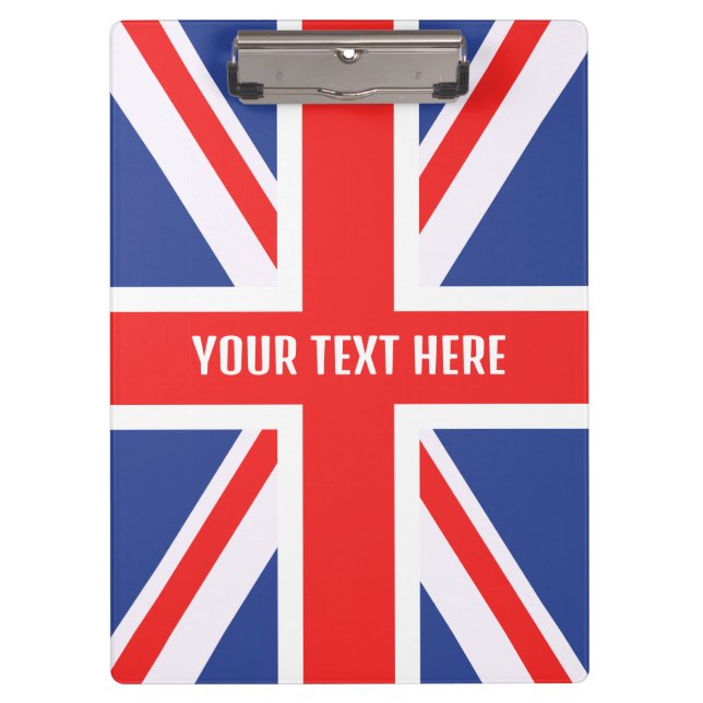 Pranchetas Bandeira personalizada do Reino Unido (Frente)
