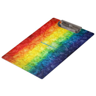 Pranchetas Bandeira tie-dye da SlipperyJoe's arco-íris pressi