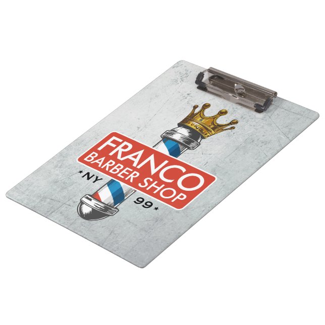 Pranchetas Barber Hair Compra Rei Coroa Barbeiro Par Salão (Inclinado)