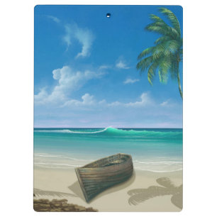 Pranchetas Barco de Paraíso de Praia Tropical