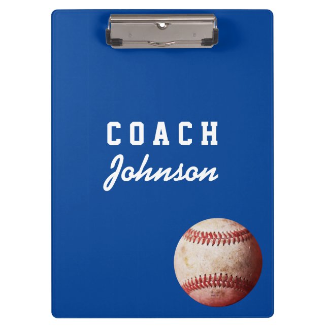 Pranchetas Baseball de cor personalizado (Frente)