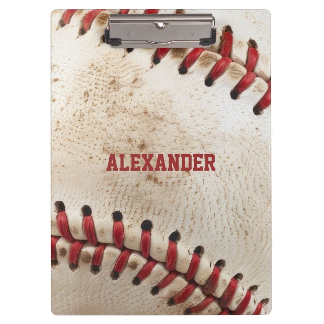 Pranchetas Baseball Vintage Personalizado (Frente)