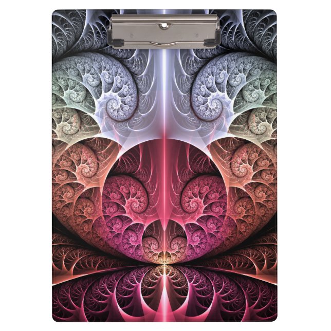 Pranchetas Batida cardíaca, Abstrato Surreal Fantasy Arte Fra (Frente)