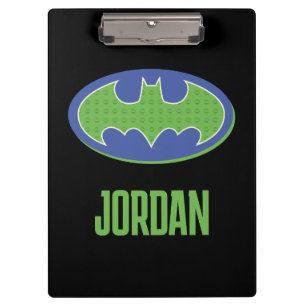 Pranchetas Batman Símbolo roxo e verde