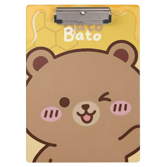 Pranchetas "Bato Bato" Honey Bear Spiral  (Frente)