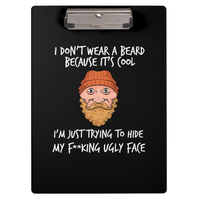 Pranchetas Beard É Legal (Frente)