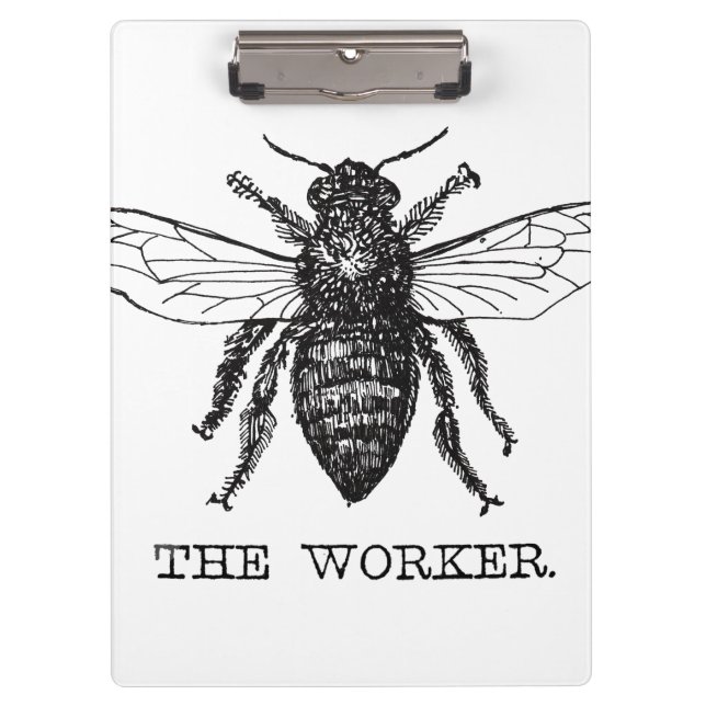 Pranchetas Bee Worker Honey Black Bumblebee (Frente)