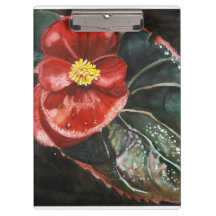 Begonia Escura na Aquarela