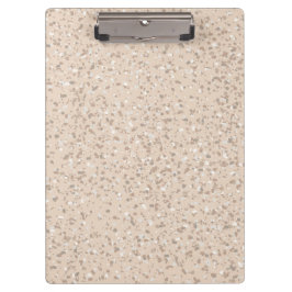 Pranchetas Beige Aesthetic Terrazzo
