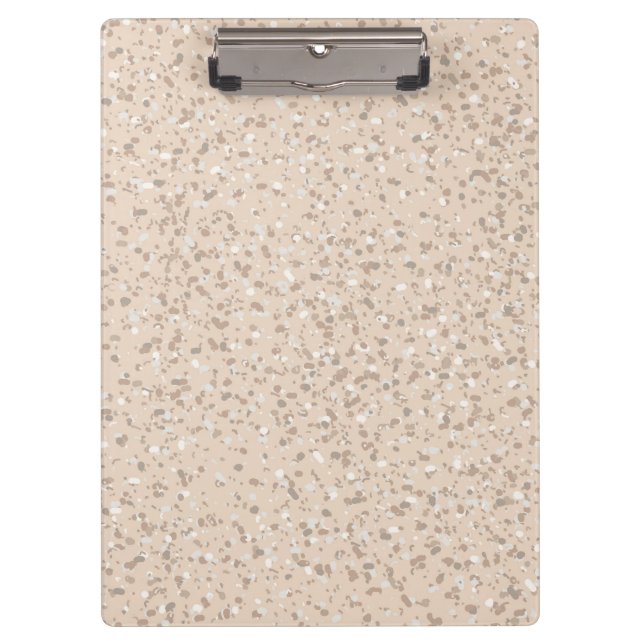 Pranchetas Beige Aesthetic Terrazzo (Frente)