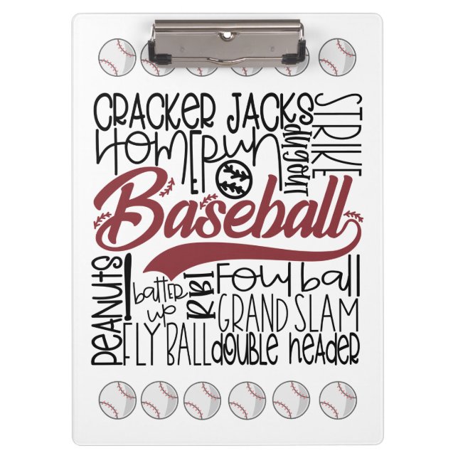 Pranchetas Beisebol Considerado (Frente)