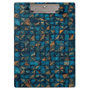 Pranchetas Bela Aparência de Patchwork em Teal Escuro