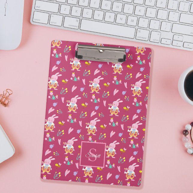 Pranchetas Belo Coelho e Monograma Magenta do Jardim das Abel (Criador carregado)