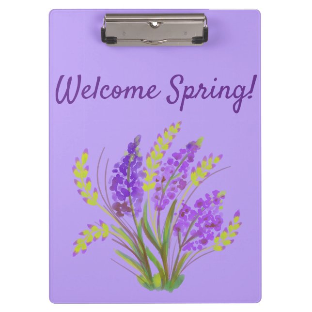 Pranchetas Bem-vinda, Primavera! (Frente)