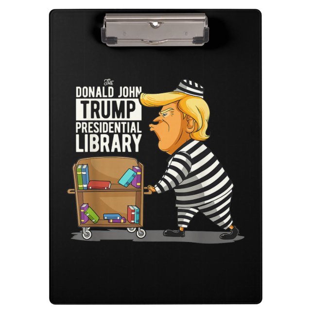 Pranchetas Biblioteca Presidencial Trump Prisão (Frente)