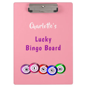 Pranchetas Bingo Amantes Personalizados do Conselho de Bingo