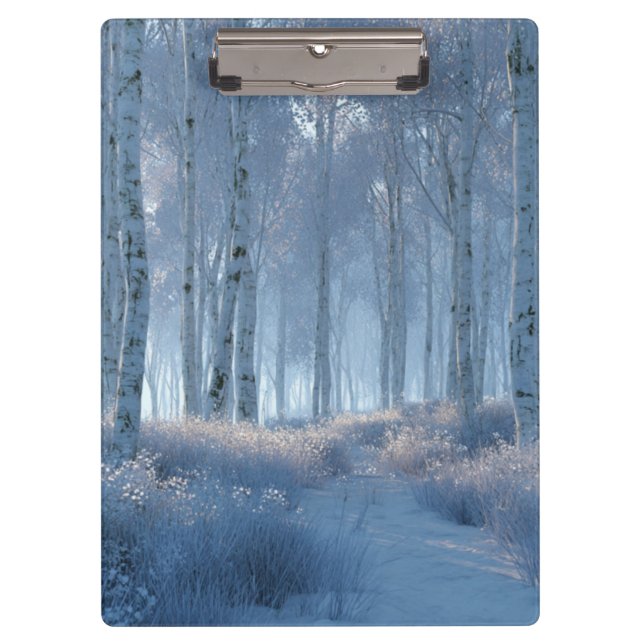 Pranchetas Birch Radiant Snow Forest  (Frente)