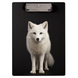 Pranchetas Black 4 Luxe Clipboard, Ivory Arctic Fox